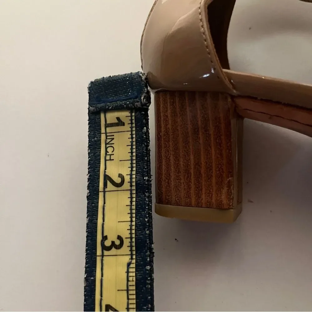 Donald J. Pliner Tan Cutout Block Heel Sandals